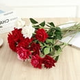 thumbnail image 1 of mmirethe 12x Red Stunning Artificial Roses Long-lasting Faux Rose Bouquet For Special Occasions Faux Flowers, 1 of 6