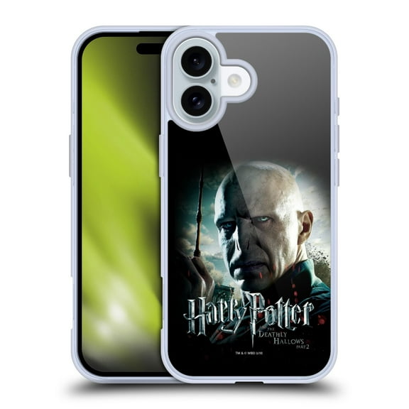 Head Case Designs Officially Licensed Harry Potter Deathly Hallows VIII Voldemort Soft Gel Case Compatible with Apple iPhone 16