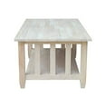 thumbnail image 3 of International Concepts Unfinished Mission Tall Coffee Table, 3 of 5