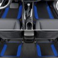 thumbnail image 5 of BDK PolyPro Black / Blue Car Seat Covers Full Set with Matching Carpet Floor Mats - Automotive Seat Covers for Cars Trucks SUV - Includes Split Bench Rear Seat Cover - Interior Car Accessories, 5 of 7