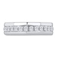 thumbnail image 3 of 3/4 Carat Diamond Unisex Wedding Band Ring in 14K White Gold (Ring Size 13), 3 of 3