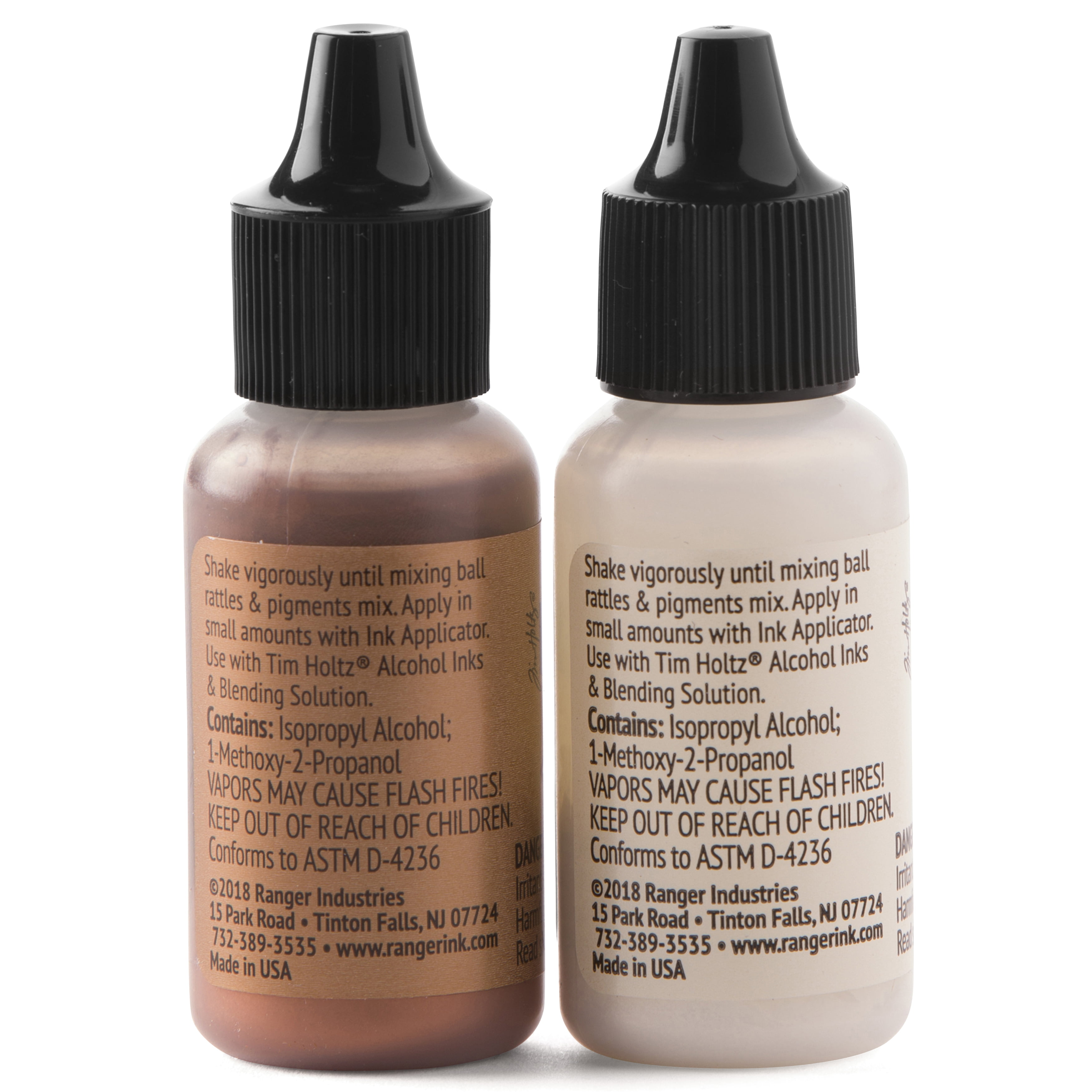 Tim Holtz Alcohol Ink Metallic Mixative Set, Gold & Silver, 6 Packs: 2 ct. (12 total)