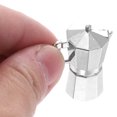 thumbnail image 3 of OULII Mini Meubles de Maison Jouets Cafetière Miniature Forme Compacte Métal Argenté 3X2.2X1.5CM 1Pcs, 3 of 8