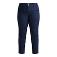 thumbnail image 4 of Terra & Sky Women's Plus Size Straight Jeans, Sizes 16WP-28W, 4 of 5