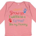 thumbnail image 4 of Inktastic Farmer Like Mommy Boys or Girls Long Sleeve Baby Bodysuit, 4 of 5
