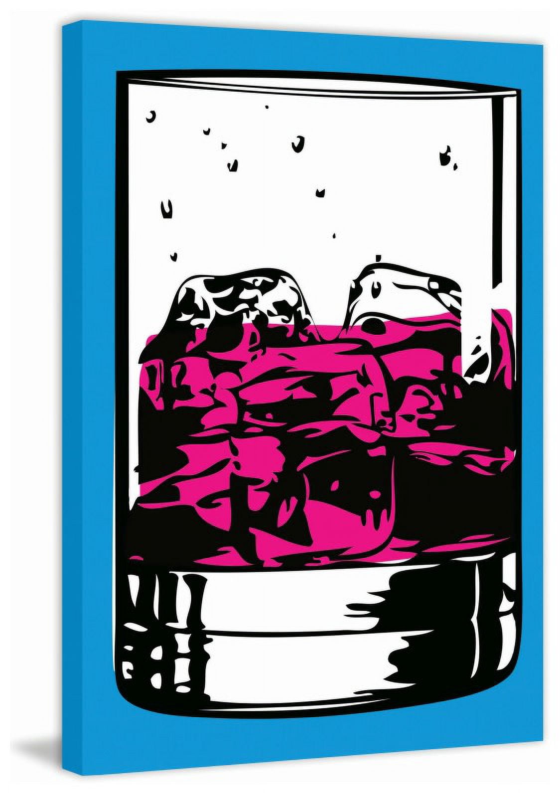 "Cocktail 3" Print on Canvas