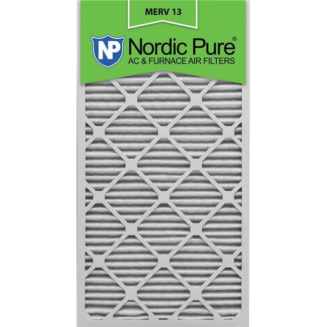 Nordic Pure 18x36x1 Exact MERV 13 Pleated AC Furnace Air Filters 6 Pack 
