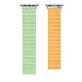 thumbnail image 2 of WorryFree Gadgets Correa magnética de cuero genuino compatible con Apple Watch Band 38 mm, 40 mm, 41 mm, 42 mm, 44 mm, 45 mm, correa para iWatch para mujer, iWatch Band Series 8 7 6 SE 5 4 3 2 1, 2 of 4