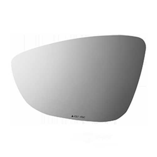 Burco Side View Mirror Replacement Glass with Motor Mount Plate - Clear Glass - 4307HRSG