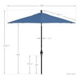 thumbnail image 5 of California Umbrella 9' Patio Umbrella in Forest Blue, 5 of 5