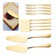 thumbnail image 4 of Injueey Juego de 10 Uds. De cuchillos para queso, espátula de acero inoxidable suficiente para pastel, cuchillo de mantequilla eficiente, cortador de Mostrada Injueey HA019221-00, 4 of 6