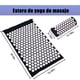 thumbnail image 2 of Esterilla de acupresión, almohada de masaje acupresión por, set de acupresión, para Relaje y masajee los músculos del cuerpo para aliviar el dolor, con bolsa de almacenamiento (Púrpura), 2 of 5