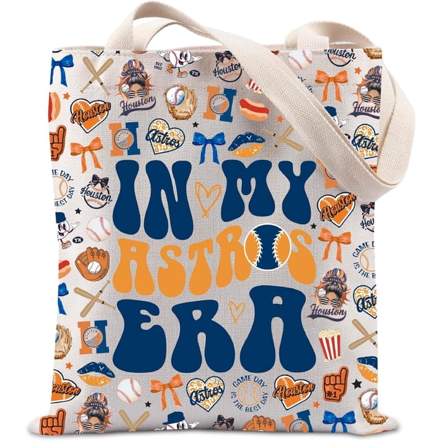 Lywjyb Birdgot Baseball Gift Houston Baseball Game Day HOU Fans Merch Tote Bag