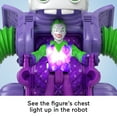 thumbnail image 4 of Imaginext DC Super Friends The Joker Battling Robot, 3-Piece Figure Set with Lights for Preschool Kids, 4 of 7