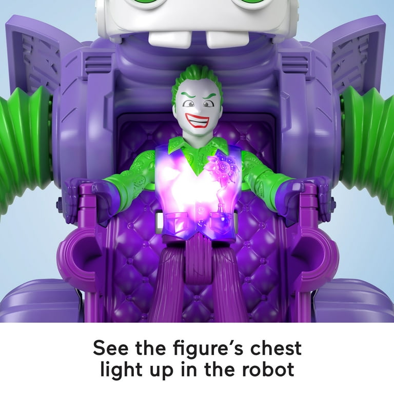 Imaginext DC Super Friends Joker Battling Robot Toy, 3-Piece
