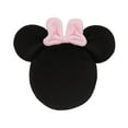 thumbnail image 2 of Disney Minnie Mouse Black Plush with Pink Bow 3 Piece Wall Décor, 2 of 5