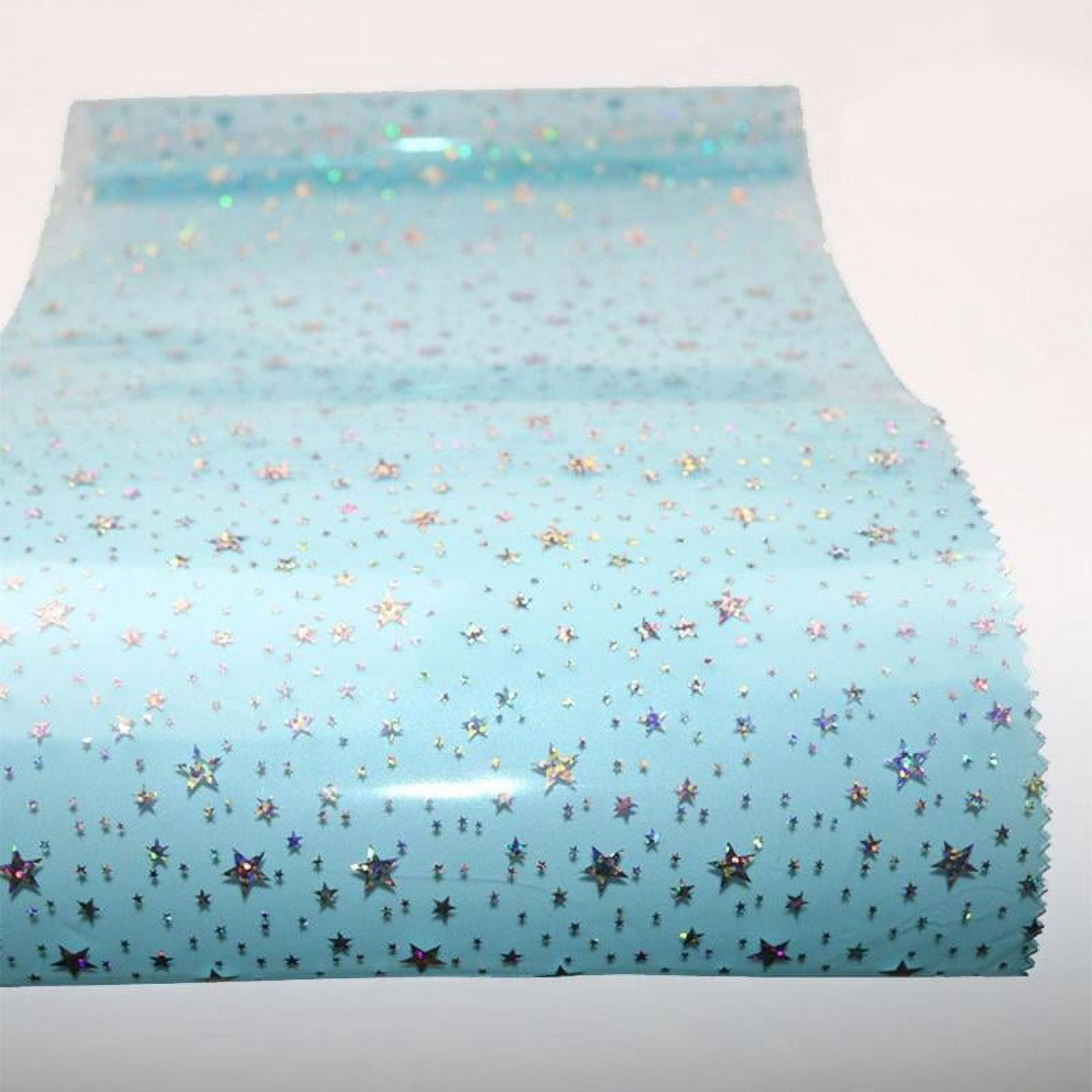 Transparent Holographic Vinyl Film Clear Vinyl Fabric for Sewing DIY