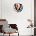 thumbnail image 3 of Personalized Wall Clock Non-Ticking Silent Clocks Battery Operated Round Clocks Decorative for Bathroom,Office-Oil Painting Of The Head Shot Of Jack Russell Terrier(10inch), 3 of 4