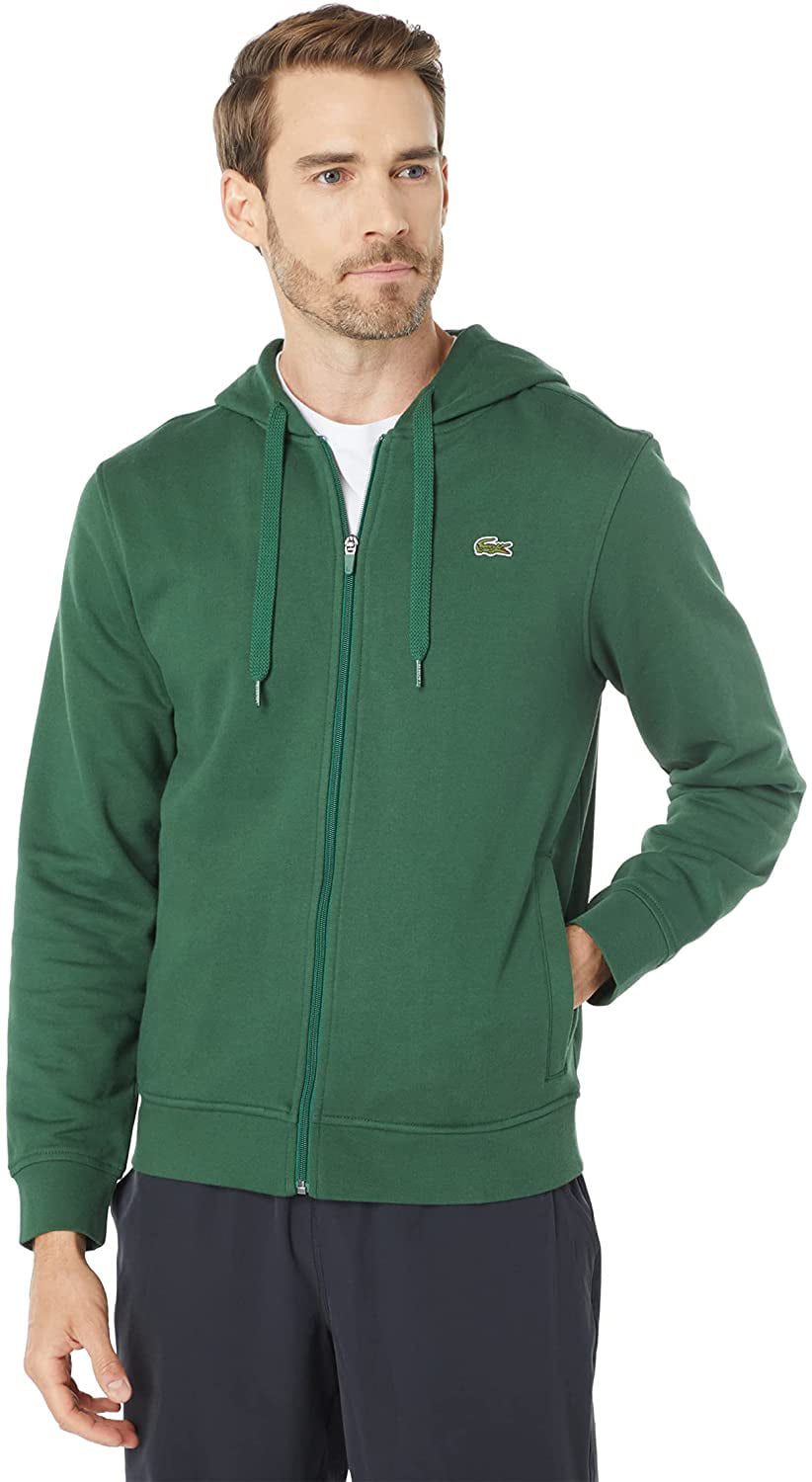 In dienst nemen Afwezigheid holte Lacoste Mens Sport Long Sleeve Fleece Full Zip Hoodie Sweatshirt 3X-Large  Green/Green - Walmart.com