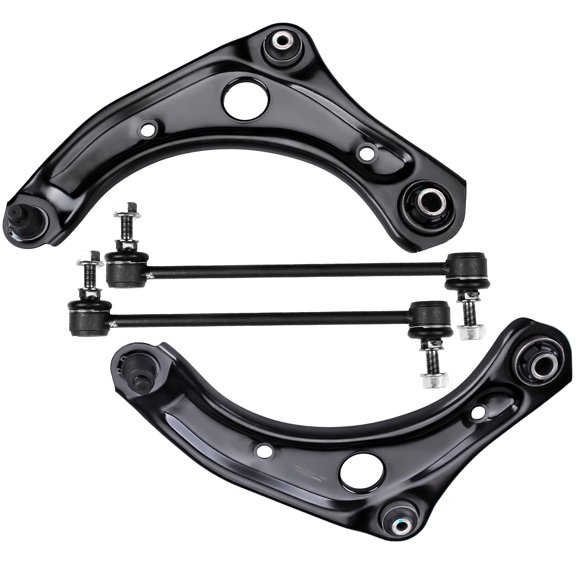 SCITOO 4pc Front Suspension Kit Front Lower Control Arm and Ball Joint Sway bar link Replacement for Nissan Versa for Nissan Versa Note K621576 K621577 K750098