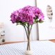 thumbnail image 2 of Ramo de hortensias artificiales moradas para decoración de flores de seda para bodas, fiestas nupciales y hogar, 2 of 2