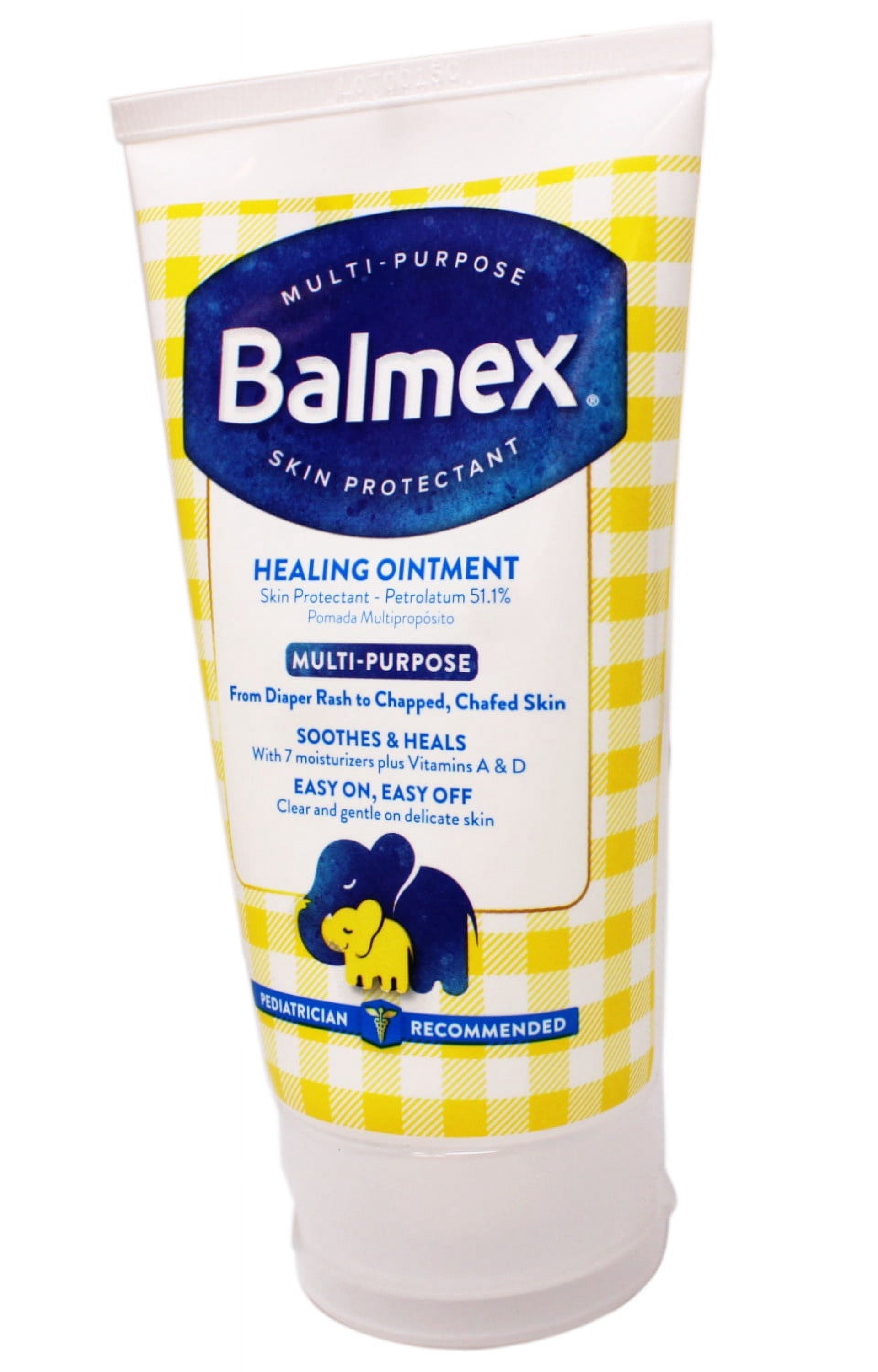 3 Pack - Balmex Multi-Purpose Healing Ointment, from Diaper Rash to Chapped, Chafed Skin, Soothes & Heals, 3.5 OZ