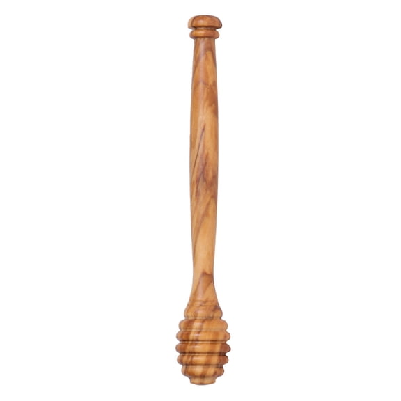 Traditional Olive Honey Dippers, Durable & Warp-Resistant Wood Honey Stick, Handcrafted Honey Spoon, Wooden Honey Mixing Stirrer, Preserves Honey Purity, 1 Pcs, 5.90x0.78"