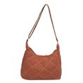 thumbnail image 2 of Bolsa bandolera acolchado ligero de embrague femenino de moda para mujer (marrón) Ehuebsd Para Estrenar, 2 of 9