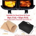 thumbnail image 2 of Air Fryer Accessories,9-Pcs Set for Ninja DZ201, DZ201C, DZ401, Reusable Silicone Air Fryer Liners & Gloves, Air Fryer Rack, Paper Lining, Food Tong, Oil Brush, Suitable for Oven, Microwave, 2 of 8