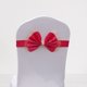 thumbnail image 3 of Funda de silla con lazo y respaldo de silla Decoración flores decorativas, 3 of 4