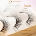 thumbnail image 3 of Reusable Self Adhesive Eyelashes No Glue or Eyeliner Needed, Self-adhesive False Eyelashes,Easy To Apply, Stable Non-slip False Lashes, Natural Look, 3 of 6