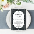 thumbnail image 2 of Koyal Wholesale Art Deco Wedding Thank You Place Setting Cards for Table Reception, Dinner Plates, 56-Pack, 2 of 5
