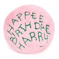 thumbnail image 1 of Cojín Pastel Feliz Cumpleaños Harry 40 cm Rosa, Cojín Decorativo y Regalo, 1 of 5