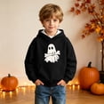 thumbnail image 6 of hengsof Girls Halloween Warm Hoodie Kids Print Pullover with Pocket Toddler Fall Winter Long Sleeve Sweatshirt 3-14Years, 6 of 8