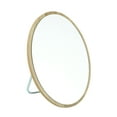 thumbnail image 1 of Espejo de Maquillaje de Madera Natural Único Bargains Espejo Plegable Espejo de Escritorio para Mujeres Beige Pequeño, 1 of 7