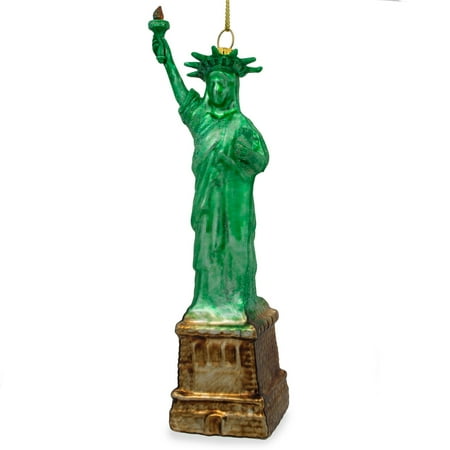 6 25 quot new york statue of liberty blown glass christmas 6 25 quot new york statue of liberty blown glass christmas