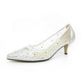 thumbnail image 5 of Lunar Womens Alisha Faux Gemstone Court Shoes, 5 of 5