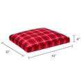thumbnail image 5 of Vibrant Life Holiday Large Deluxe Gusset Pillow Pet Bed, Fireside Plaid, 42" x 32", 5 of 6