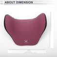 thumbnail image 5 of Unique Bargains Car Headrest Pillow Ergonomic Comfortable Neck Pillow Neck Support Pillow Car Seat Headrest Polyester,Memory Foam Adjustable width Red 1 Pcs, 5 of 7