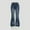 Sky Blue, variant on Ahabrexf Girls Slim Elastic Flared Full Length Pants Solid Color Casual Everyday Bottoms