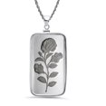 thumbnail image 1 of 20 gram Silver - Rosa Pendant (w/Chain), 1 of 2