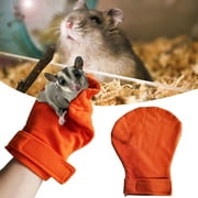 Cheers.US Anti-bite Gloves Absorbent Keep Warm Pet Grooming Mitt Small Animals Bonding Mitten,Warm, Absorbent, Adjustable for Sugar Glider Hamster Hedgehog