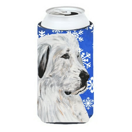 

Carolines Treasures SC9786TBC Great Pyrenees Winter Snowflakes Tall Boy Hugger Tall Boy multicolor
