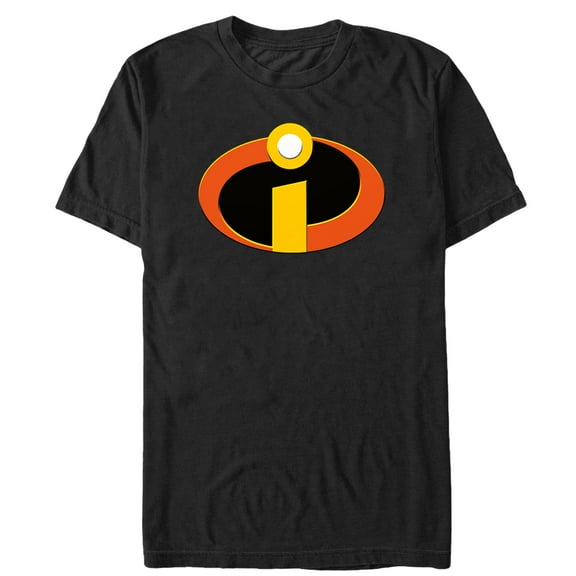 Men's The Incredibles Classic Logo Graphic Tee Black Medium