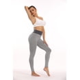 thumbnail image 5 of Women's Thick High Waist Yoga Exercise Stretch Stretch Pants Tummy Control Slimming Lifting Anti Cellulite Scrunch Booty Leggings Ruched Butt Textured Tights Sport Workout, 5 of 9