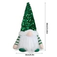 thumbnail image 2 of Christmas Gnome Decorations with Led Light, Handmade Sequin Swedish Tomte Gnomes, Santa Plush Table Ornaments, Figurine Holiday Decor Kids Gift, 2 of 9