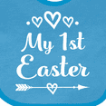 thumbnail image 4 of Inktastic My 1st Easter Girls Holiday Girls Baby Bib, 4 of 4