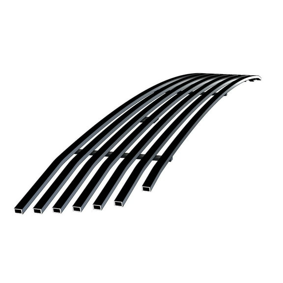 APS Compatible with Honda Accord 2003-2005 Sedan Without Fog Lights Lower Bumper Stainless Steel SS Black Billet Front Grill Grille Insert H67104H