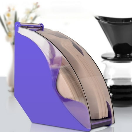 

Chicmine Coffee Filter Paper Box Dustproof Moisture Proof Reusable Ergonomic Design Wear-resistant Storage Large Capacity Long Lasting Storage Box Dining Room