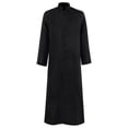 thumbnail image 1 of Gabardina Medieval renacentista para hombres, traje de clero, uniforme clórico, vestido de fiesta de Halloween, 1 of 2